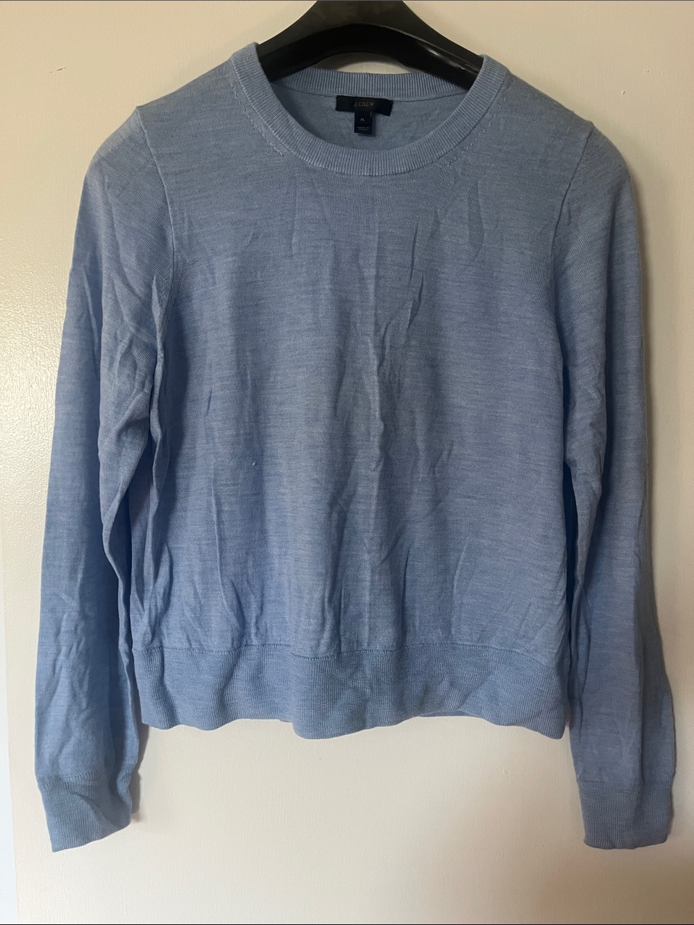 J. Crew Light Blue Crewneck Sweater